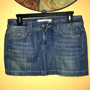 Aeropostale faded blueJean skirt size 5/6